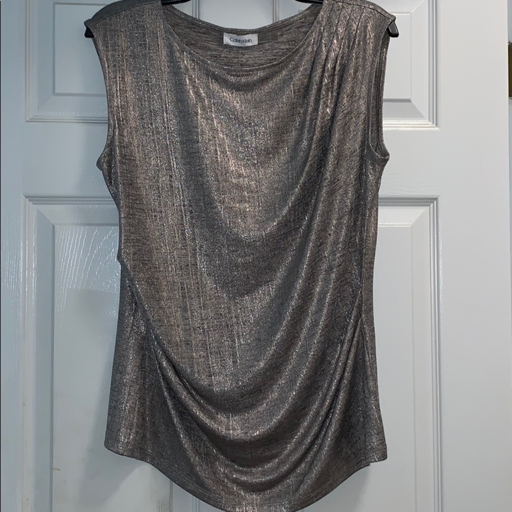 Sexy Classy Calvin Klein XL Dressy Sleeveless Top